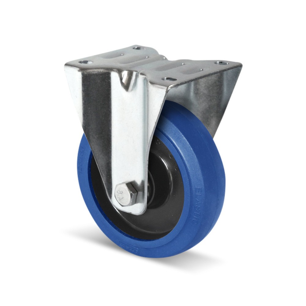 Product afbeelding: Meerprijs voor optionele wieluitrusting, elastisch rubber Ø 125 mm, voor rustige loop