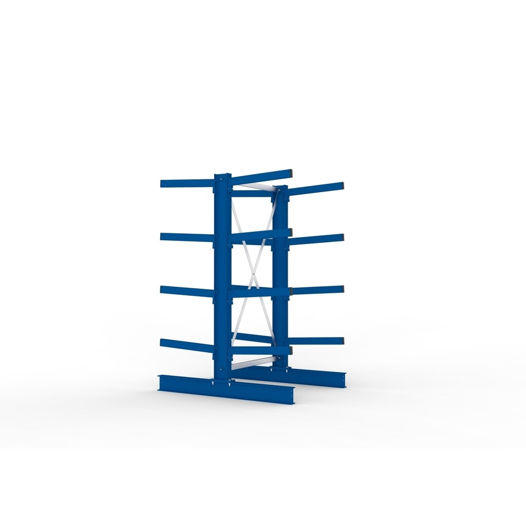 Productafbeelding nr. 4: Basiselement draagarmstelling META, dubbelzijdig, draagvermogen per arm 355 kg, hxbxd 2.000 x 1.103 x 1.440 mm