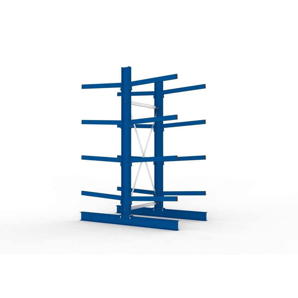 Productafbeelding nr. 4: Basiselement draagarmstelling META, dubbelzijdig, draagvermogen per arm 250 kg, hxbxd 2.500 x 1.103 x 1.840 mm