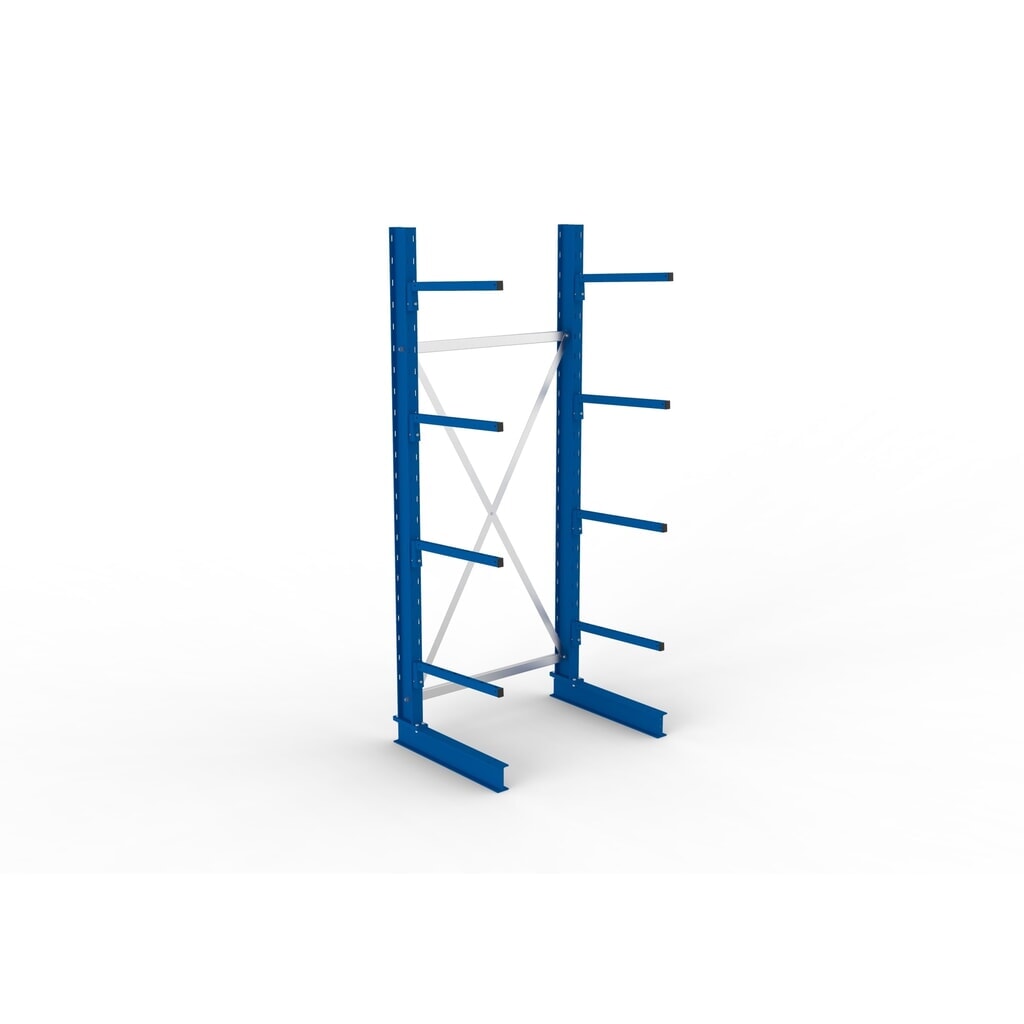 Productafbeelding nr. 4: Draagarmstelling META basiselement, eenzijdig, draagvermogen per arm 140 kg, hxbxd 2.500 x 1.094 x 810 mm