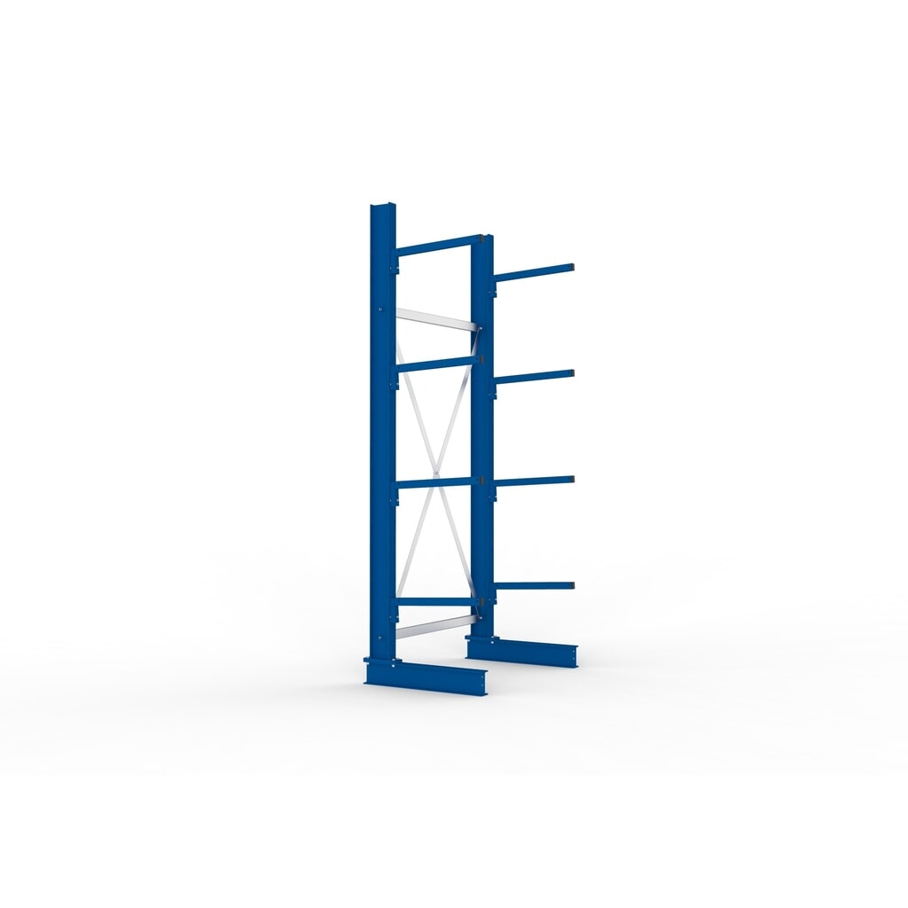 Productafbeelding nr. 2: Draagarmstelling META basiselement, eenzijdig, draagvermogen per arm 175 kg, hxbxd 2.500 x 1.094 x 710 mm
