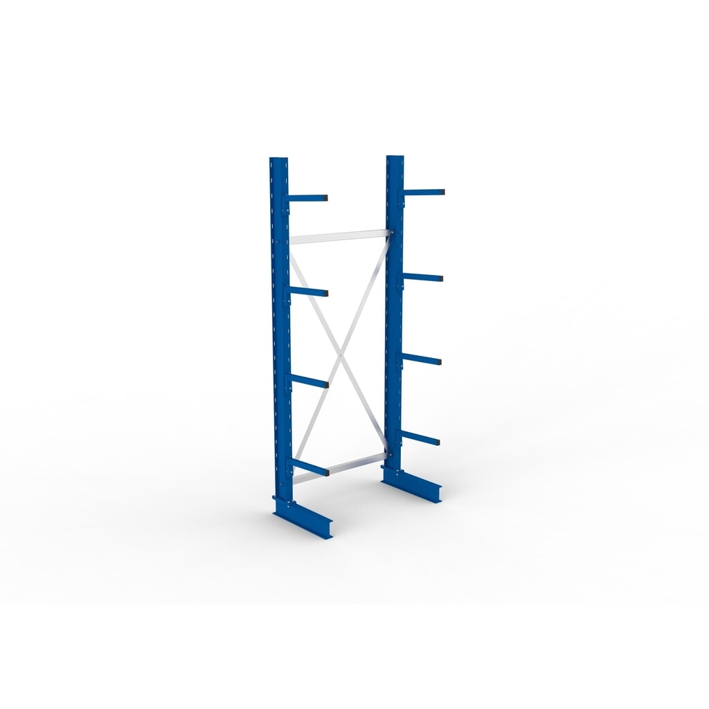 Draagarmstelling META basiselement, eenzijdig, draagvermogen per arm 220 kg, hxbxd 2.500 x 1.094 x 610 mm Productafbeelding nr. 4: Draagarmstelling META basiselement, eenzijdig, draagvermogen per arm 220 kg, hxbxd 2.500 x 1.094 x 610 mm