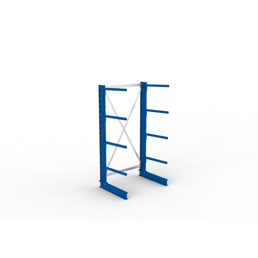 Productafbeelding nr. 4: Draagarmstelling META basiselement, eenzijdig, draagvermogen per arm 140 kg, hxbxd 2.000 x 1.094 x 810 mm