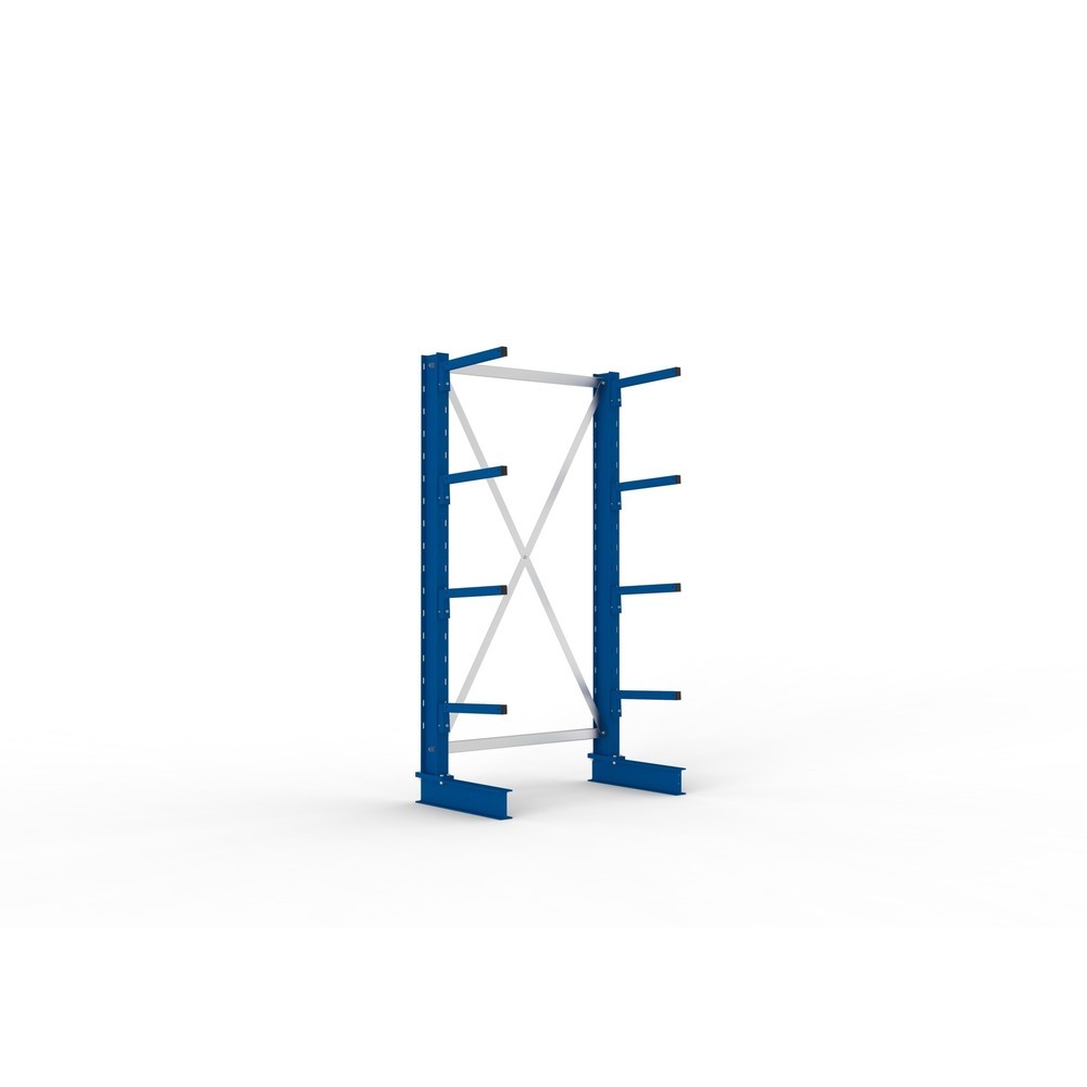 Productafbeelding nr. 1: Draagarmstelling META basiselement, eenzijdig, draagvermogen per arm 220 kg, hxbxd 2.000 x 1.094 x 610 mm