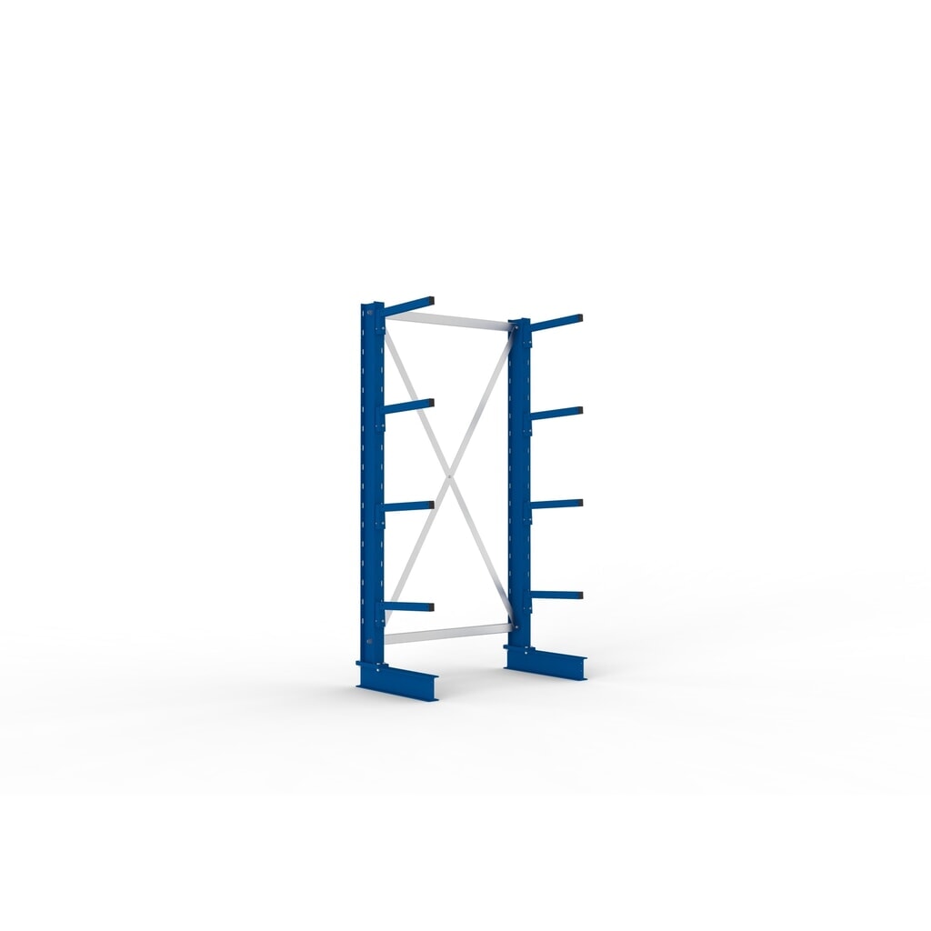 Product afbeelding: Draagarmstelling META basiselement, eenzijdig, draagvermogen per arm 220 kg, hxbxd 2.000 x 1.094 x 610 mm