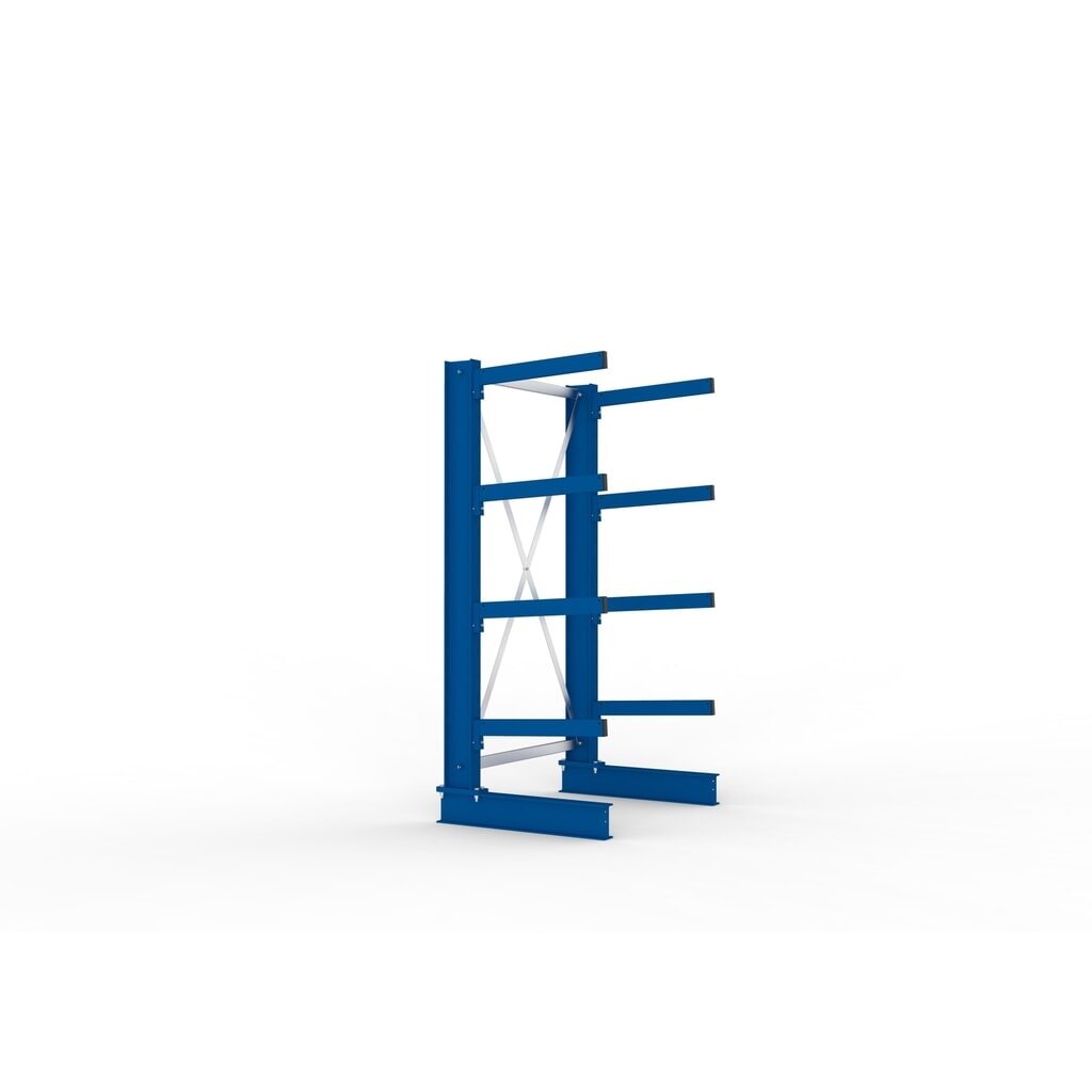 Productafbeelding nr. 2: Draagarmstelling META basiselement, eenzijdig, draagvermogen per arm 250 kg, hxbxd 2.000 x 1.103 x 830 mm