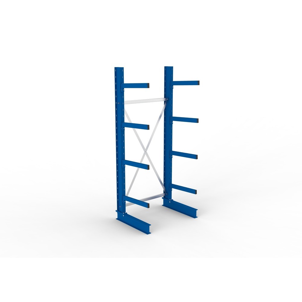 Productafbeelding nr. 2: Draagarmstelling META basiselement, eenzijdig, draagvermogen per arm 250 kg, hxbxd 2.500 x 1.103 x 830 mm