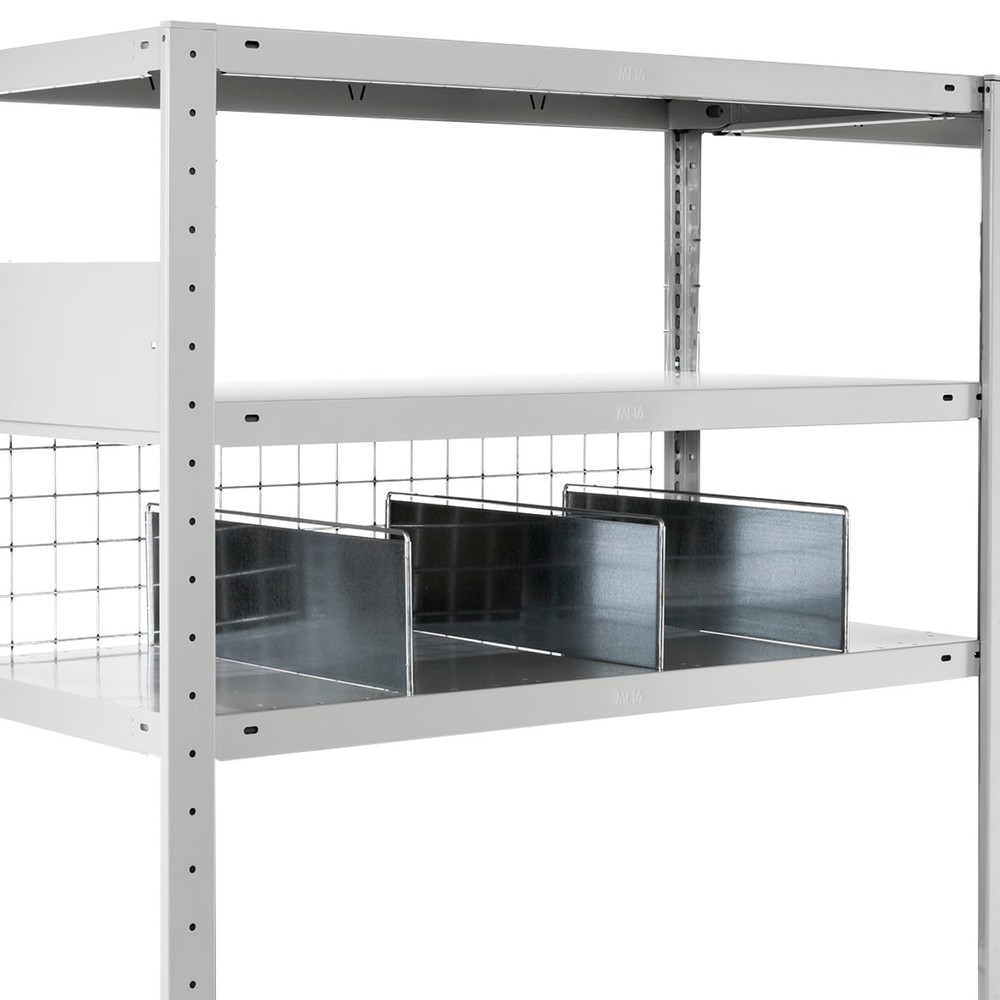 Product afbeelding: Vakverdeler META met veiligheidsbeugel, bxd 150 x 400 mm