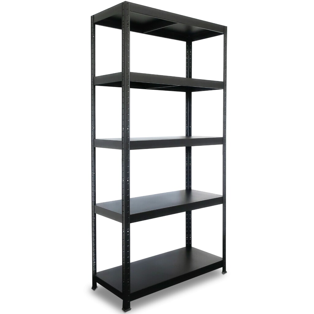 Metalen inhaakstelling HEMMDAL, VL 130 kg, hxbxd 1.800 x 900 x 400 mm zwart Productafbeelding nr. 1: Metalen inhaakstelling HEMMDAL, VL 130 kg, hxbxd 1.800 x 900 x 400 mm zwart