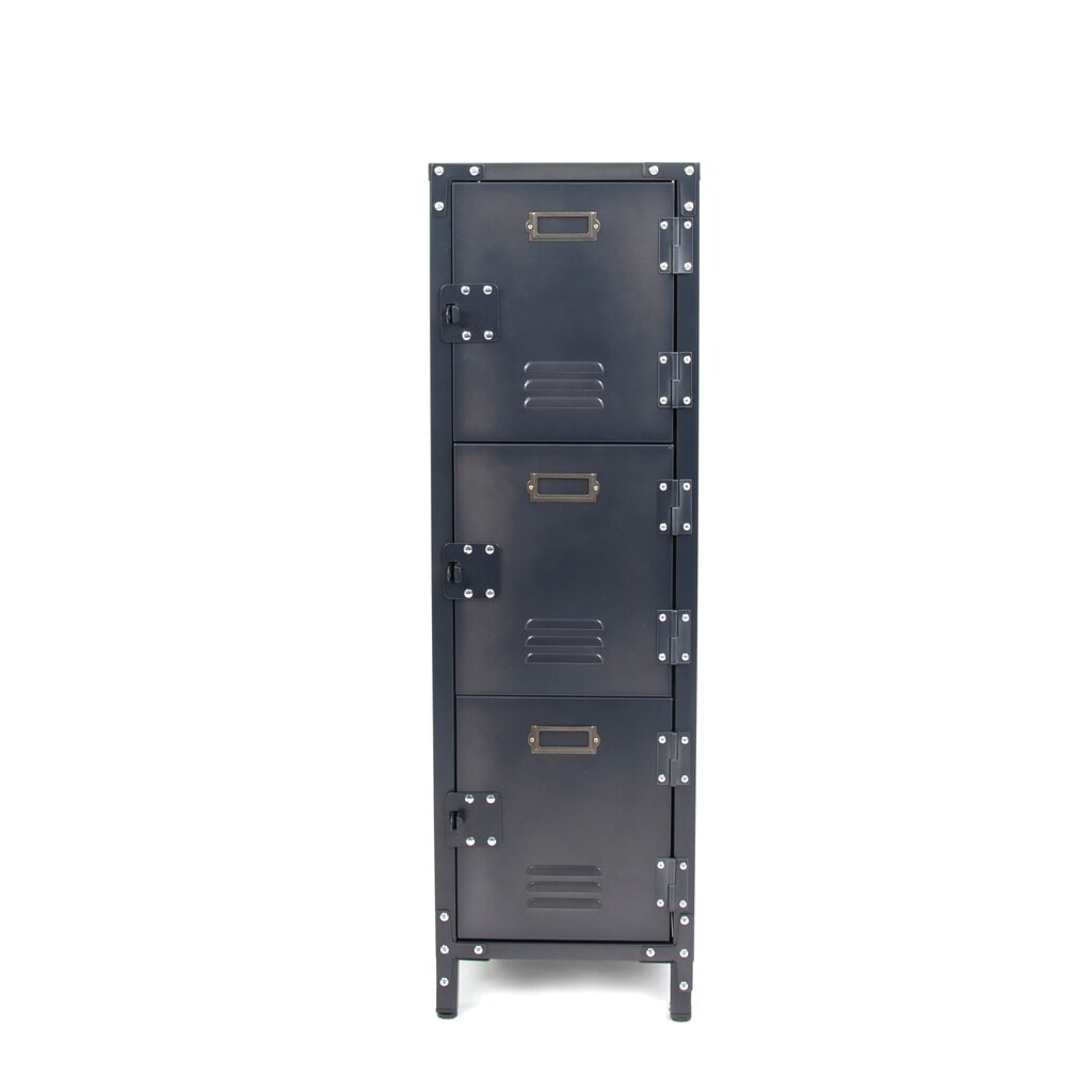 Metalen kast Vintage, 3 vakken Productafbeelding nr. 1: Metalen kast Vintage, 3 vakken