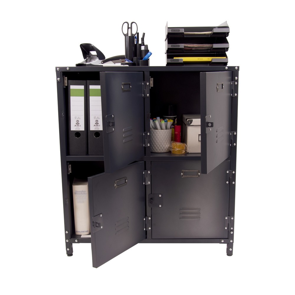 Productafbeelding nr. 4: Metalen kast Vintage, 4 vakken