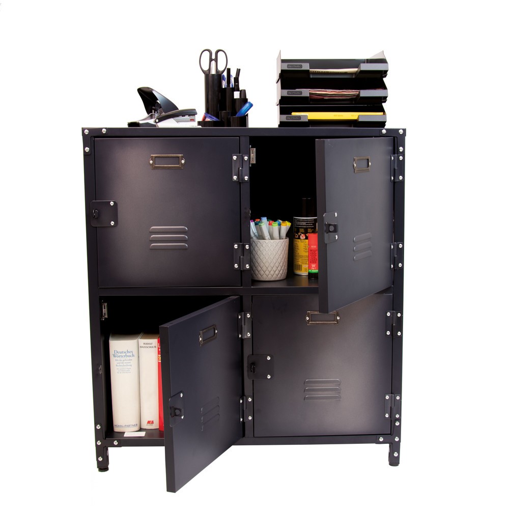 Productafbeelding nr. 6: Metalen kast Vintage, 4 vakken
