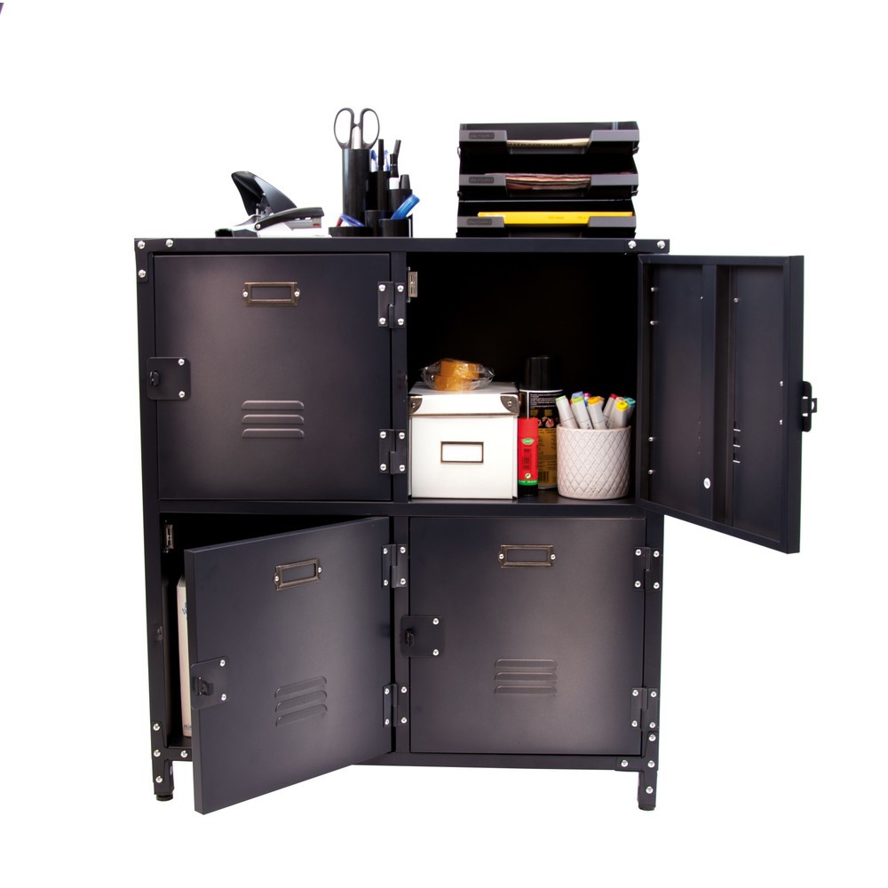Productafbeelding nr. 7: Metalen kast Vintage, 4 vakken