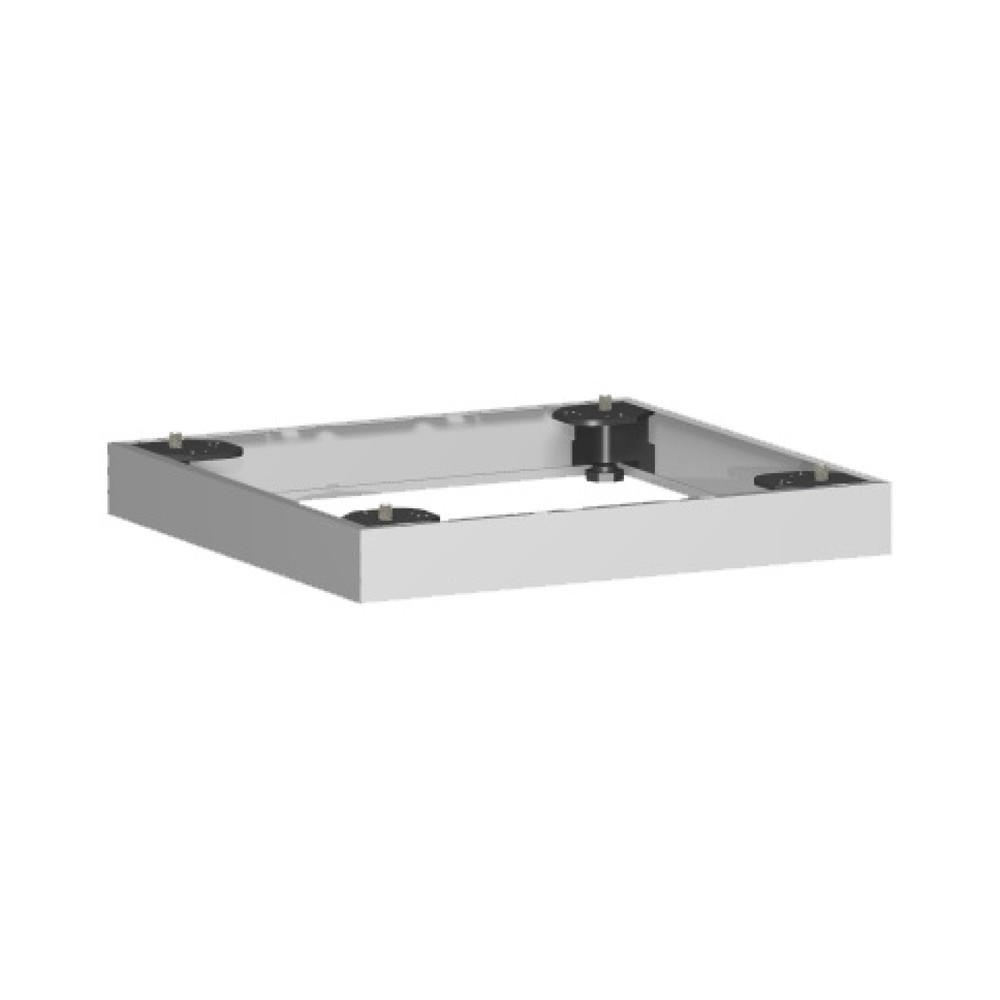 Product afbeelding: Metalen sokkel voor kantoorkast Profi, b x d 50 x 400 mm, zilver