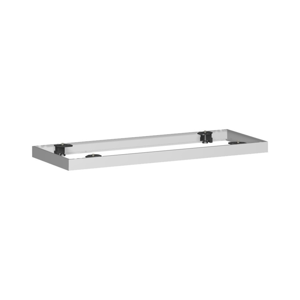 Product afbeelding: Metalen sokkel voor roldeurkast Profi, bxd 50 x 1.000 mm, zilver