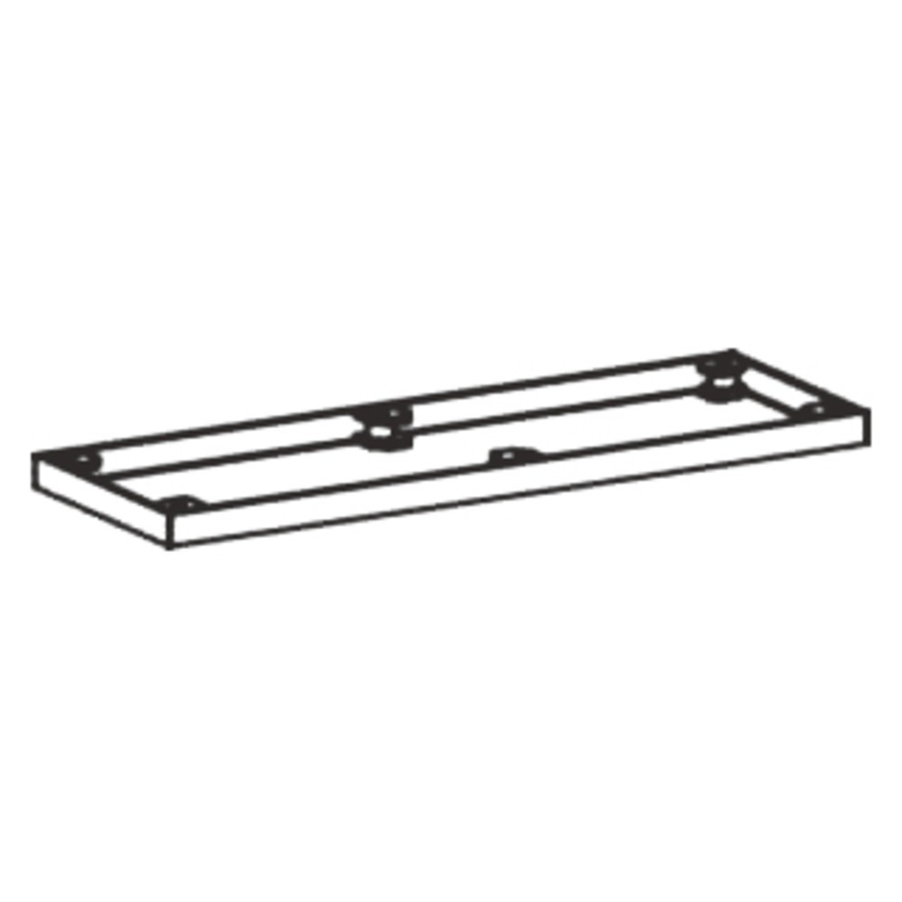 Productafbeelding nr. 3: Metalen sokkel voor kantoorkast Profi, b x d 50 x 400 mm, zwart