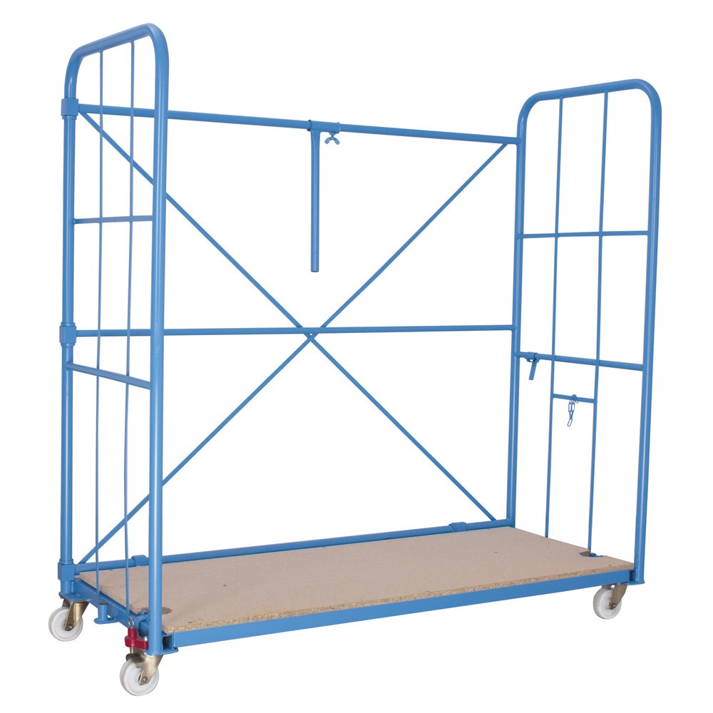 Product afbeelding: Meubelrolbox met roosterzijwanden + rugspijlen, hxbxd 1.730 x 1.730 x 730 mm