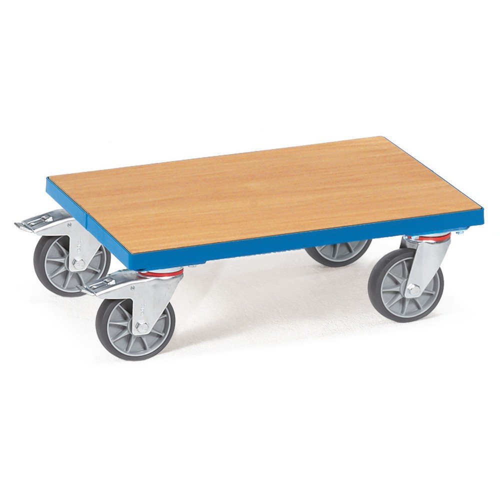 Product afbeelding: Meubelroller fetra® met houten plateau, draagvermogen 250 kg, laadvlak bxd 610 x 410 mm