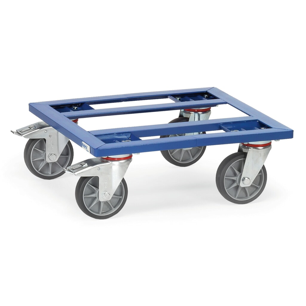 Meubelroller fetra® met open frame, draagvermogen 400 kg, laadvlak 500 x 500 mm Product afbeelding: Meubelroller fetra® met open frame, draagvermogen 400 kg, laadvlak 500 x 500 mm
