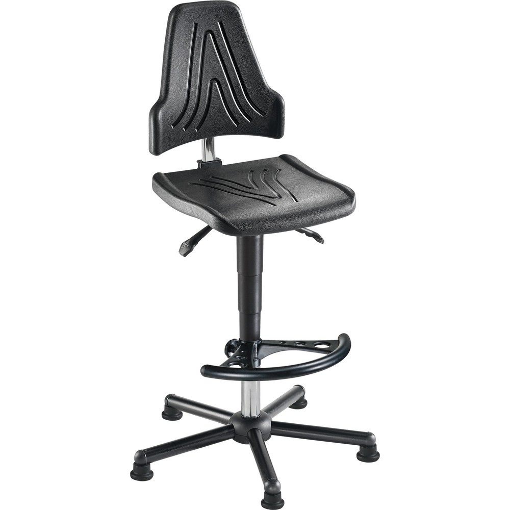 Werkkruk meychair Workster Complex XXL ESD, PU-schuim, vloerglijders, voetsteun Product afbeelding: Werkkruk meychair Workster Complex XXL ESD, PU-schuim, vloerglijders, voetsteun