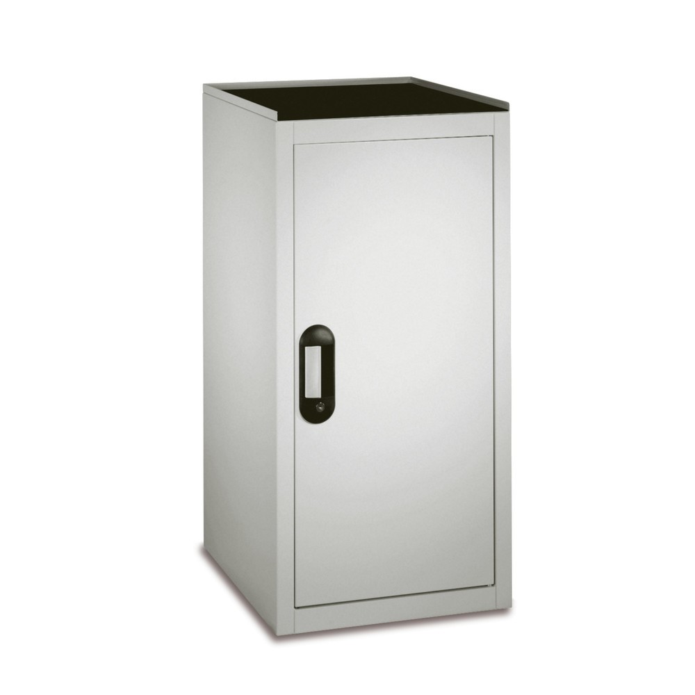 Product afbeelding: Milieukast C+P, 2 lekbakken, hxbxd 1.000 x 500 x 500 mm, lichtgrijs/robijnrood