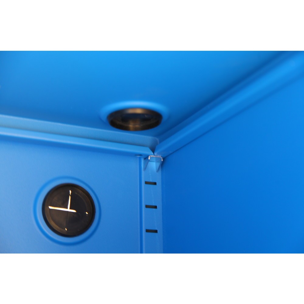 Productafbeelding nr. 3: Mobiele computerkast HEMMDAL HCS-1, hxbxd 1750 x 650 x 550 mm, gentiaanblauw