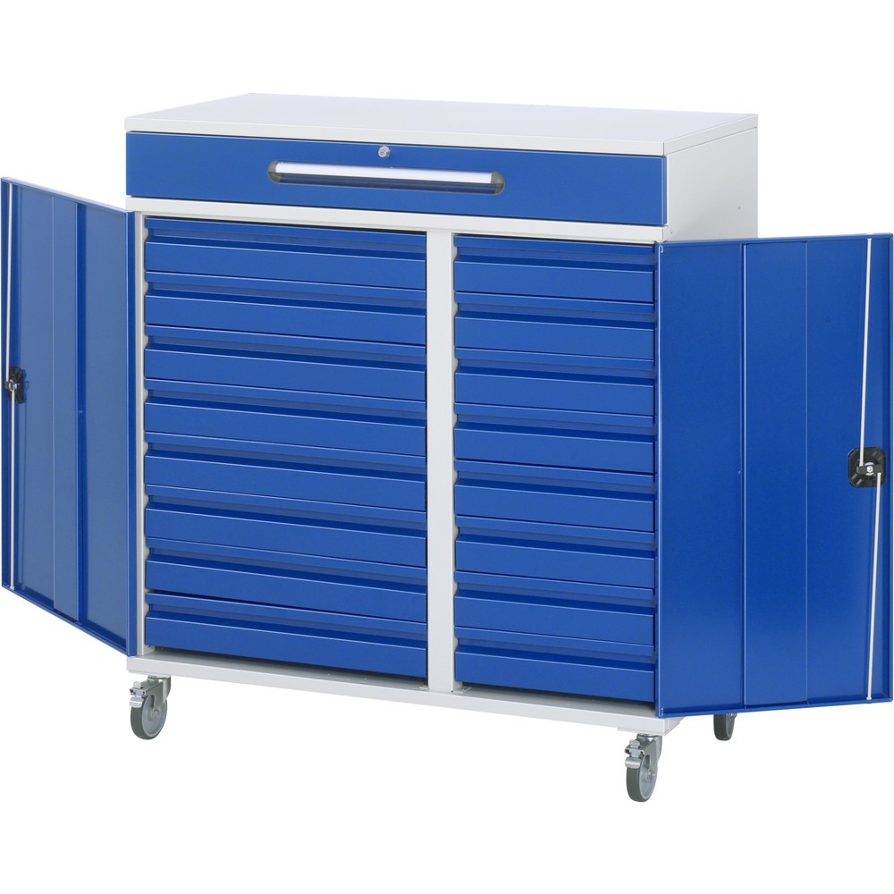 Productafbeelding nr. 4: Mobiele lessenaar RAU, hxbxd 1.185 x 1.100 x 520 mm, lades 16 x 80, 1 x 120 mm