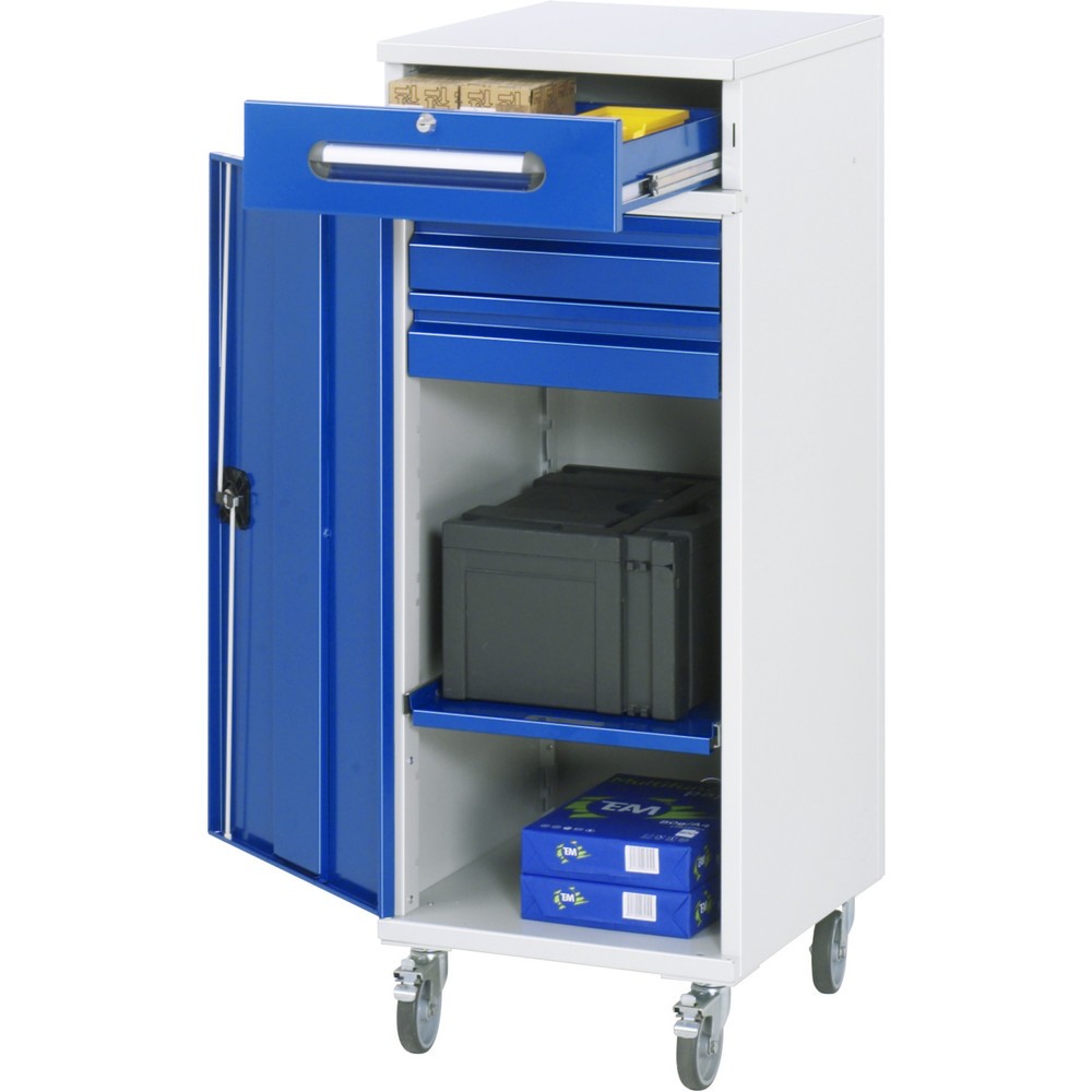 Productafbeelding nr. 1: Mobiele lessenaar RAU, hxbxd 1.185 x 450 x 520 mm, lades 2 x 80, 1 x 120 mm