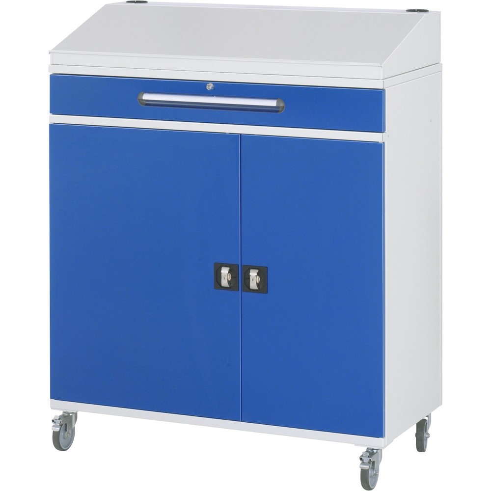 Productafbeelding nr. 3: Mobiele lessenaar RAU, hxbxd 1.235-1.345 x 1.100 x 520 mm, lades 2 x 80, 1 x 120 mm