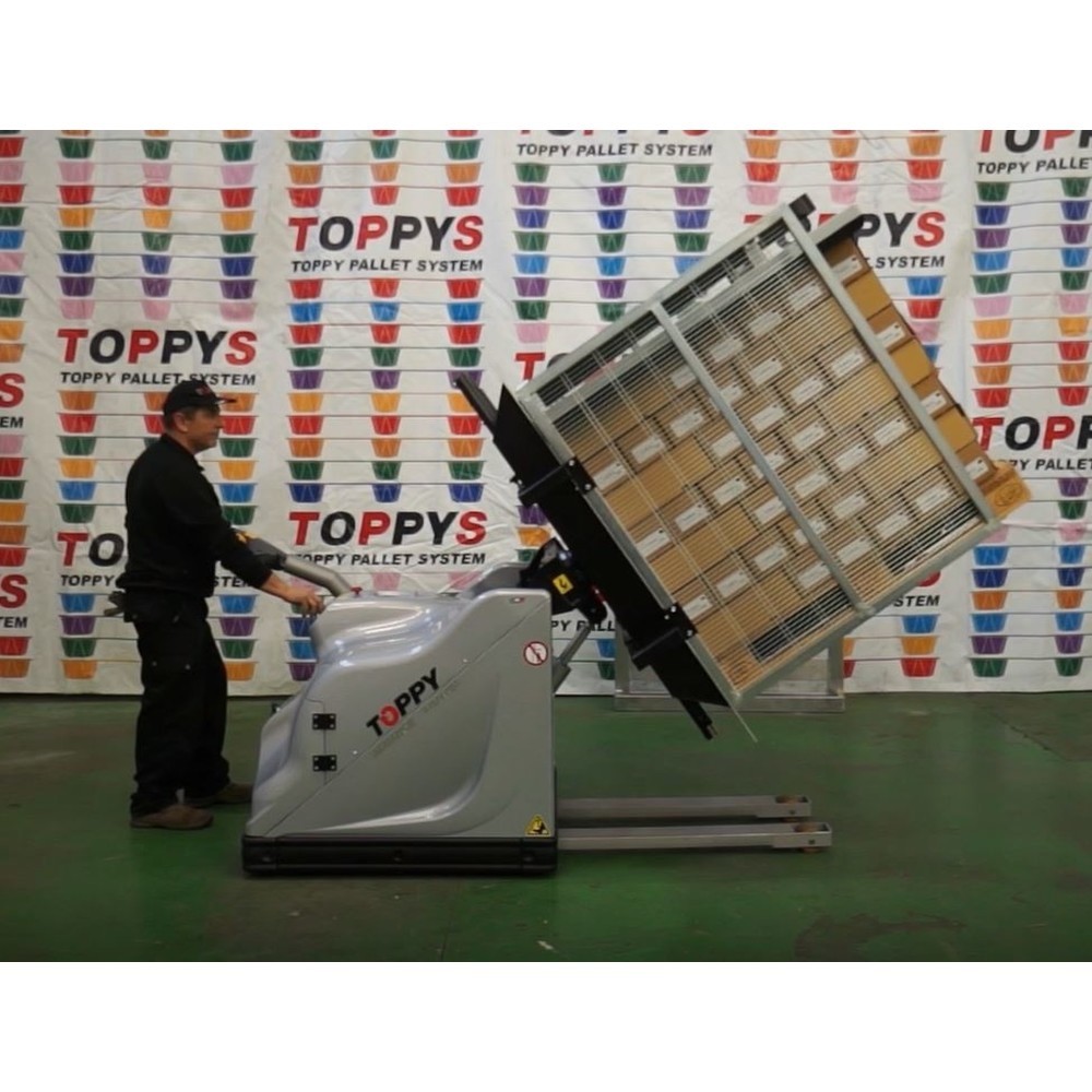Productafbeelding nr. 2: Mobiele palletkantelaar, opening 760 - 1.620 mm, draagvermogen 1.000 kg
