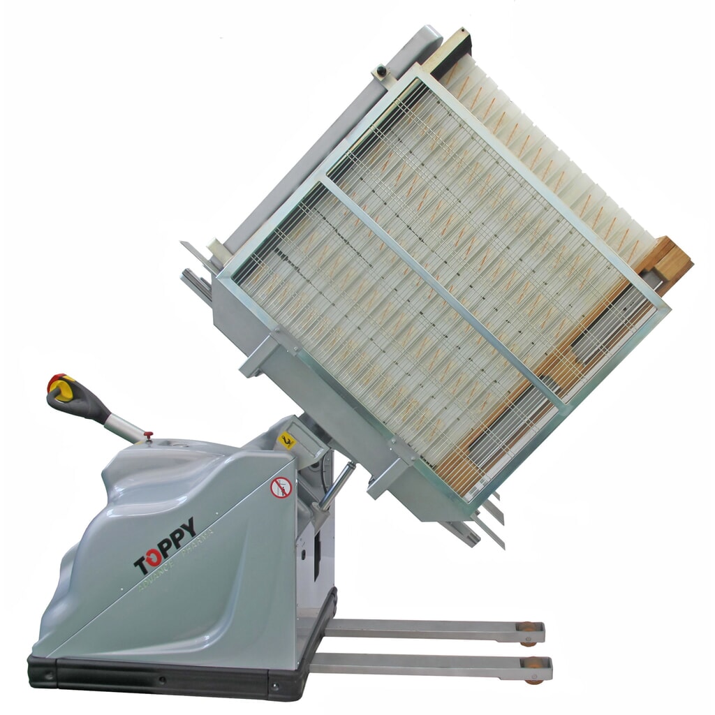 Product afbeelding: Mobiele palletkantelaar, opening 760 - 1.620 mm, draagvermogen 1.000 kg