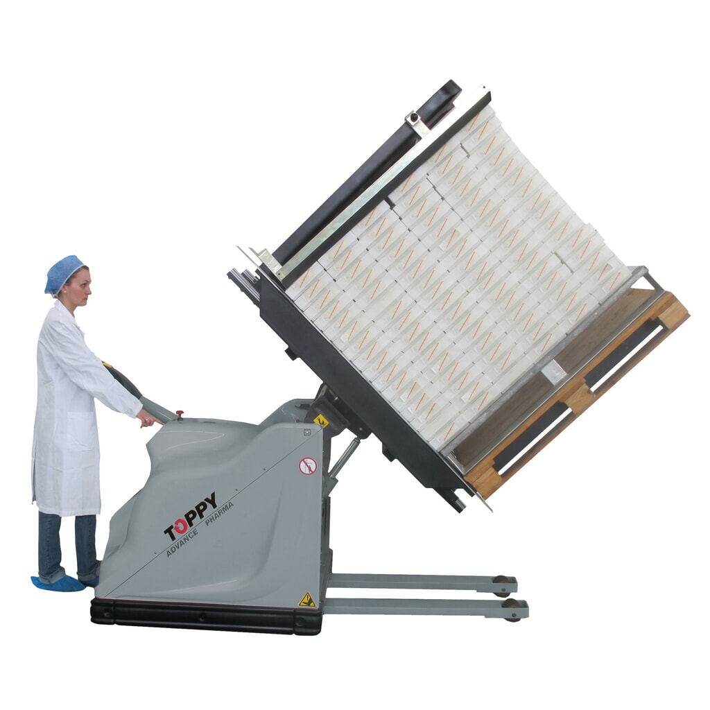 Productafbeelding nr. 6: Mobiele palletkantelaar, opening 760 - 1.620 mm, draagvermogen 1.000 kg