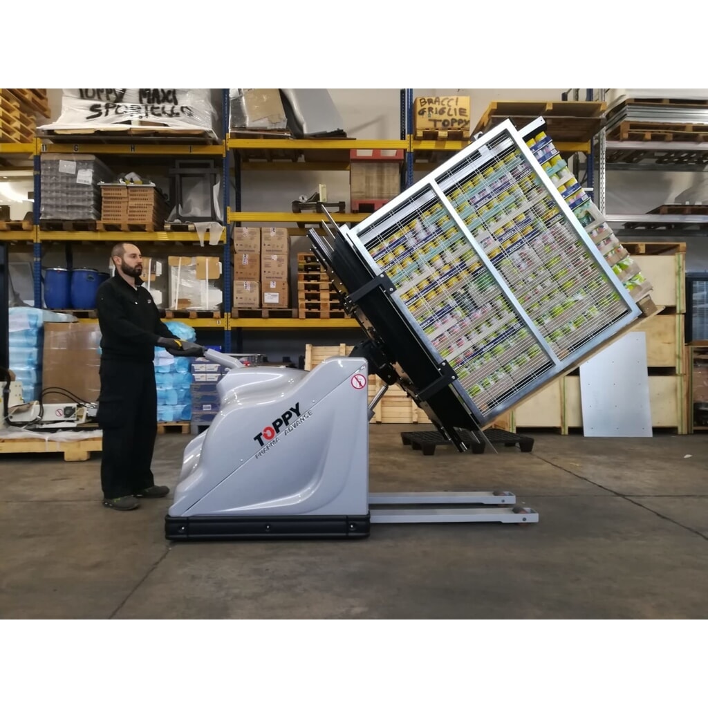 Mobiele palletkantelaar, opening 760 - 1.620 mm, draagvermogen 1.000 kg Productafbeelding nr. 8: Mobiele palletkantelaar, opening 760 - 1.620 mm, draagvermogen 1.000 kg