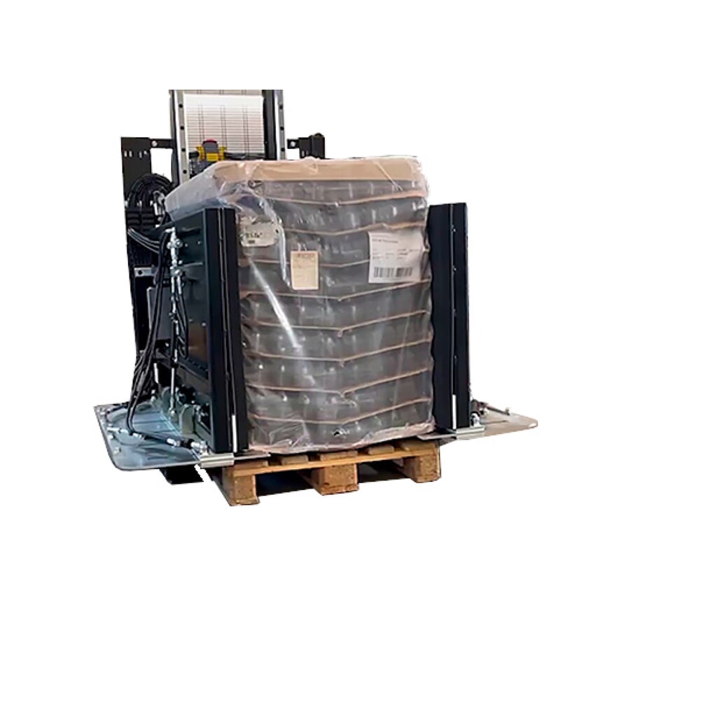 Product afbeelding: Mobiele palletwisselaar zonder kiepen, draaien of keren, opening 522 - 1.213 mm, draagvermogen 1.000 kg