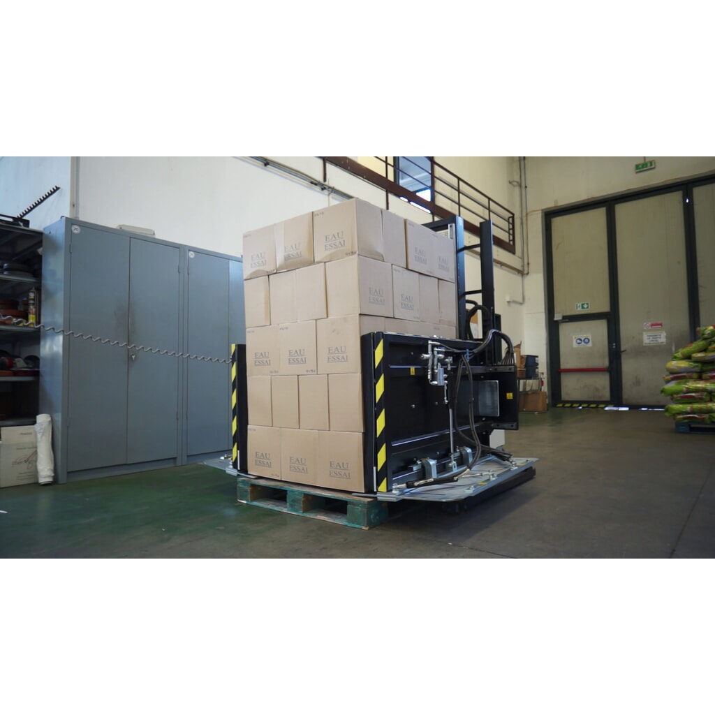 Mobiele palletwisselaar zonder kiepen, draaien of keren, opening 522 - 1.213 mm, draagvermogen 1.000 kg Productafbeelding nr. 8: Mobiele palletwisselaar zonder kiepen, draaien of keren, opening 522 - 1.213 mm, draagvermogen 1.000 kg
