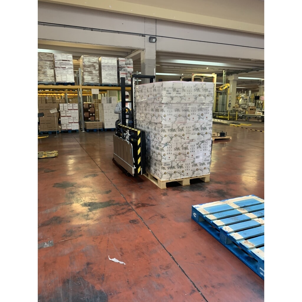 Productafbeelding nr. 7: Mobiele palletwisselaar zonder kiepen, draaien of keren, opening 522 - 1.213 mm, draagvermogen 1.000 kg