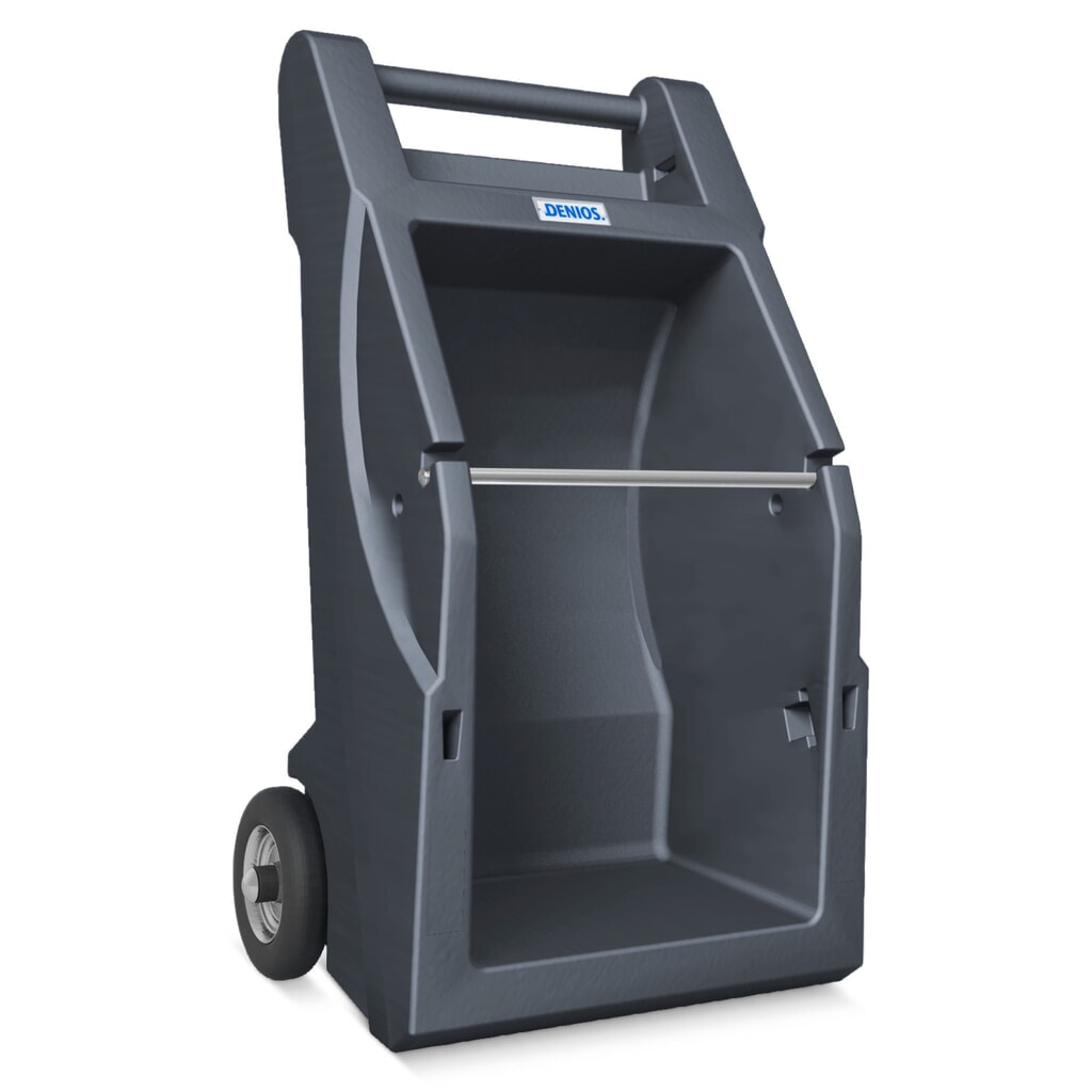 Product afbeelding: Mobiele rolstandaard voor het binden van fleece en reinigingsdoeken