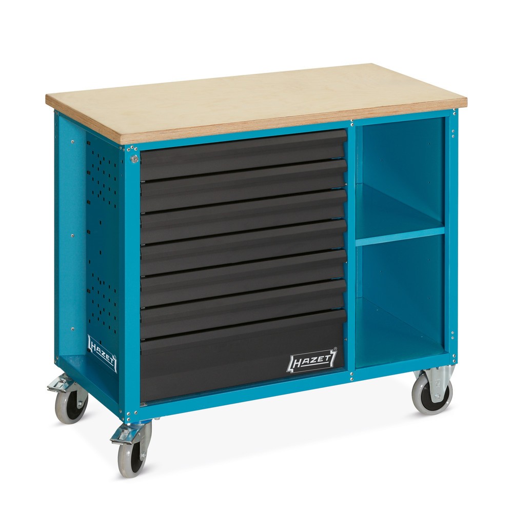 Product afbeelding: Mobiele werkbank HAZET®, 7 laden, hxbxd 934 x 1.040 x 520 mm, incl. gereedschap