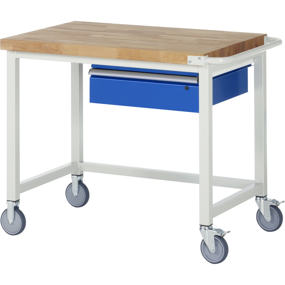 Productafbeelding nr. 1: RAU verrijdbare werkbank serie 8000, h x b x d 880 x 1.000 x 700 mm, met 1 lade rechts