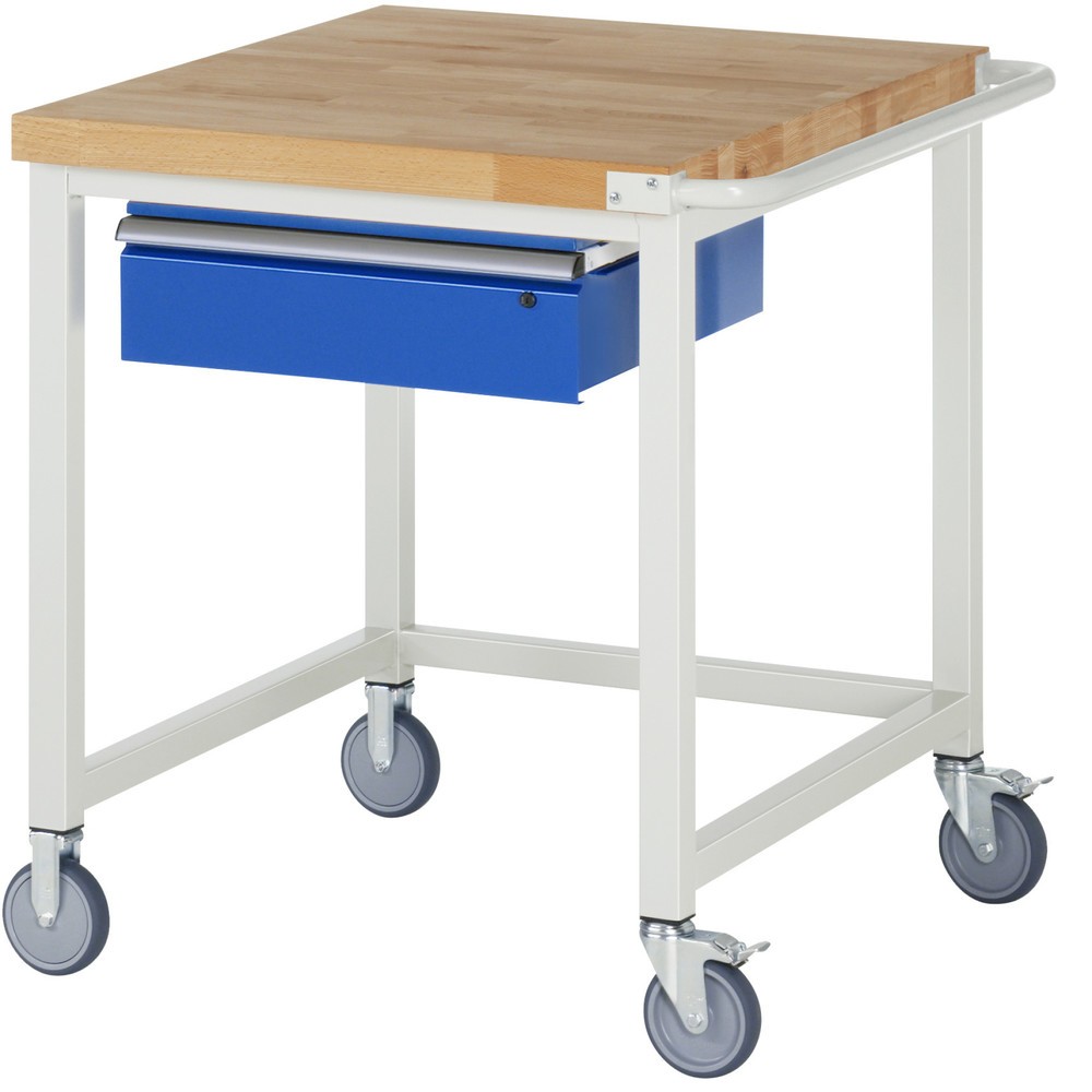Productafbeelding nr. 1: RAU verrijdbare werkbank serie 8000, h x b x d 880 x 750 x 900 mm, met 1 lade rechts