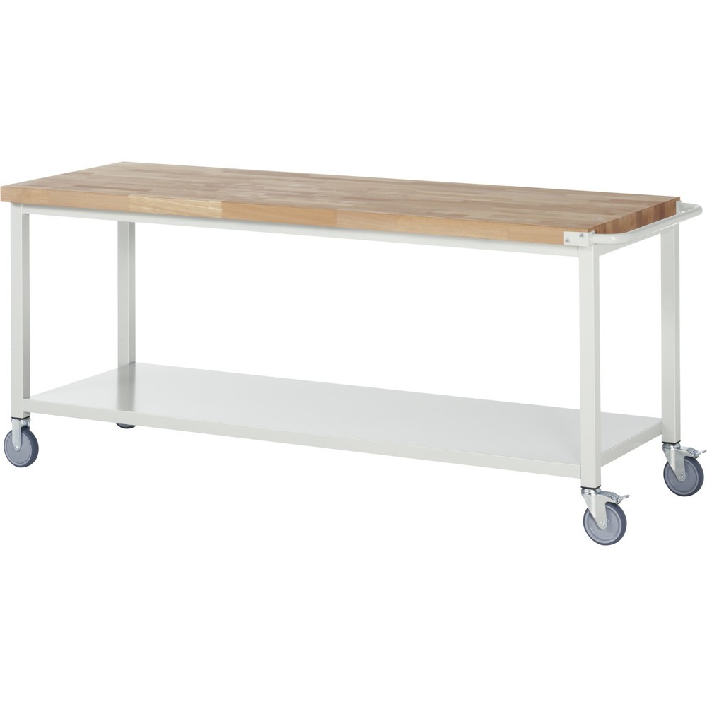Productafbeelding nr. 1: RAU verrijdbare werkbank serie 8000, h x b x d 880 x 2.000 x 700 mm, legbord onderaan
