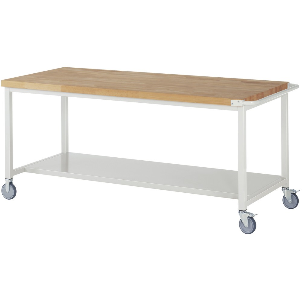 Productafbeelding nr. 1: RAU verrijdbare werkbank serie 8000, h x b x d 880 x 2.000 x 900 mm, legbord onderaan