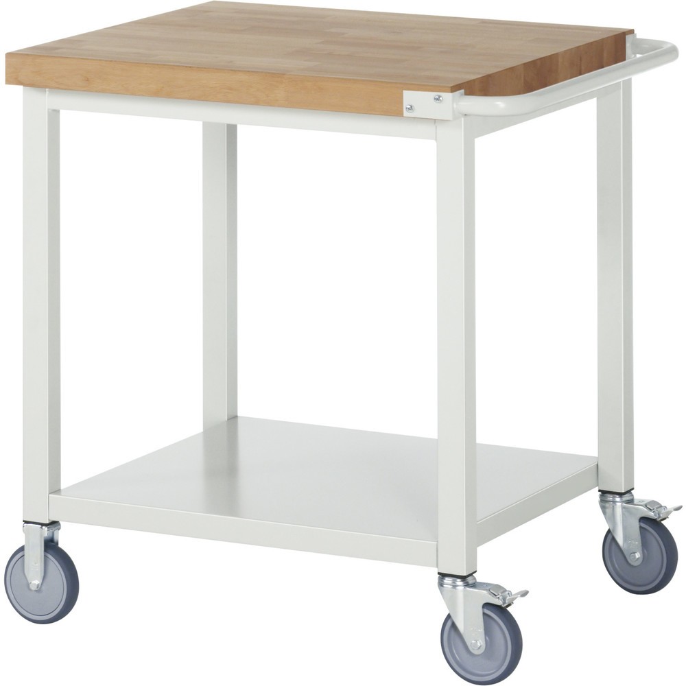 Product afbeelding: RAU verrijdbare werkbank serie 8000, h x b x d 880 x 750 x 700 mm, legbord onderaan
