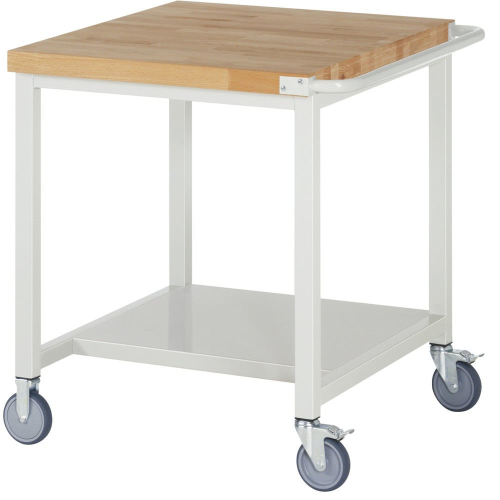 Product afbeelding: RAU verrijdbare werkbank serie 8000, h x b x d 880 x 750 x 900 mm, legbord onderaan