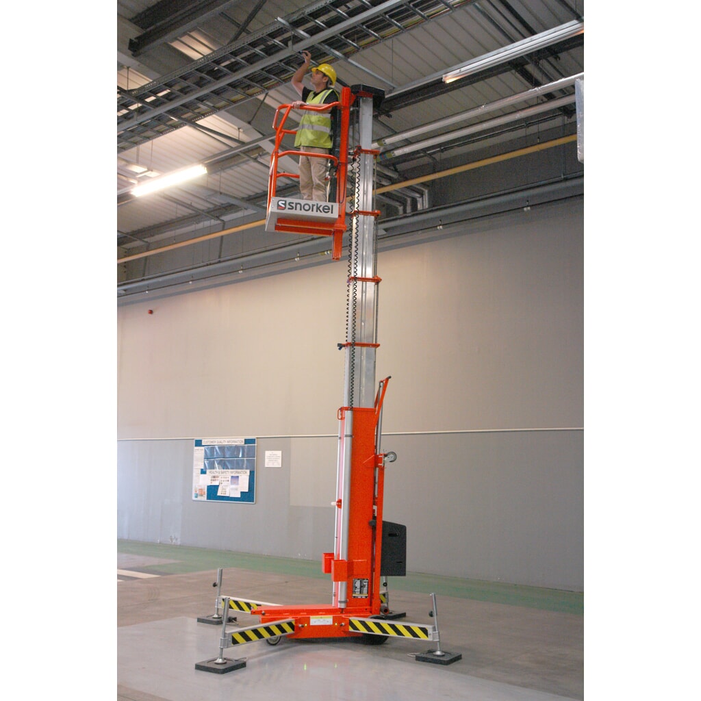 Mobiele werkkooi met telescoop hefmast Snorkel UL25 AC, draagvermogen 159 kg, werkhoogte max. 9,6 m Productafbeelding nr. 3: Mobiele werkkooi met telescoop hefmast Snorkel UL25 AC, draagvermogen 159 kg, werkhoogte max. 9,6 m