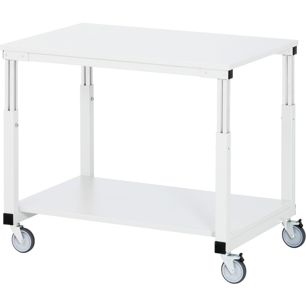Product afbeelding: Mobiele werktafel RAU serie E, hxbxd 650-1.000 x 1.000 x 700 mm, werkblad met melaminelaag