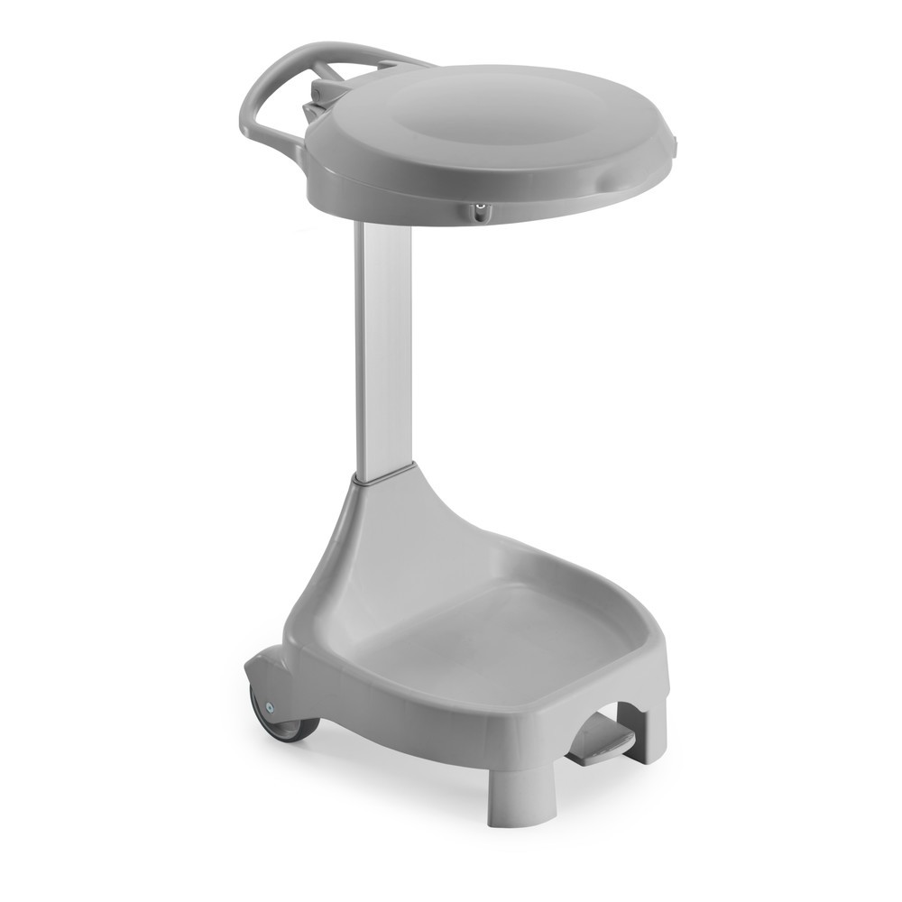Mobiele afvalzakhouder met pedaal Delta