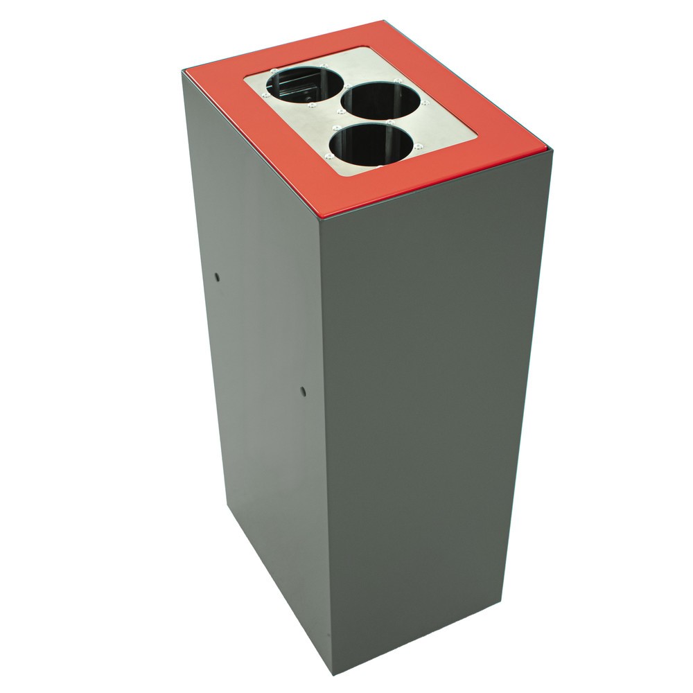Productafbeelding nr. 4: Modulair afvalscheidingssysteem, 60 liter, donkergrijs