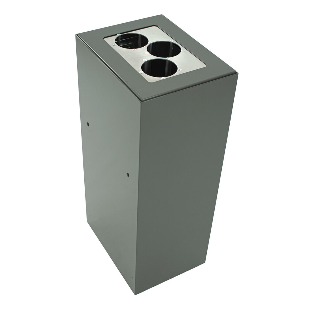 Modulair afvalscheidingssysteem, 60 liter, donkergrijs Productafbeelding nr. 5: Modulair afvalscheidingssysteem, 60 liter, donkergrijs