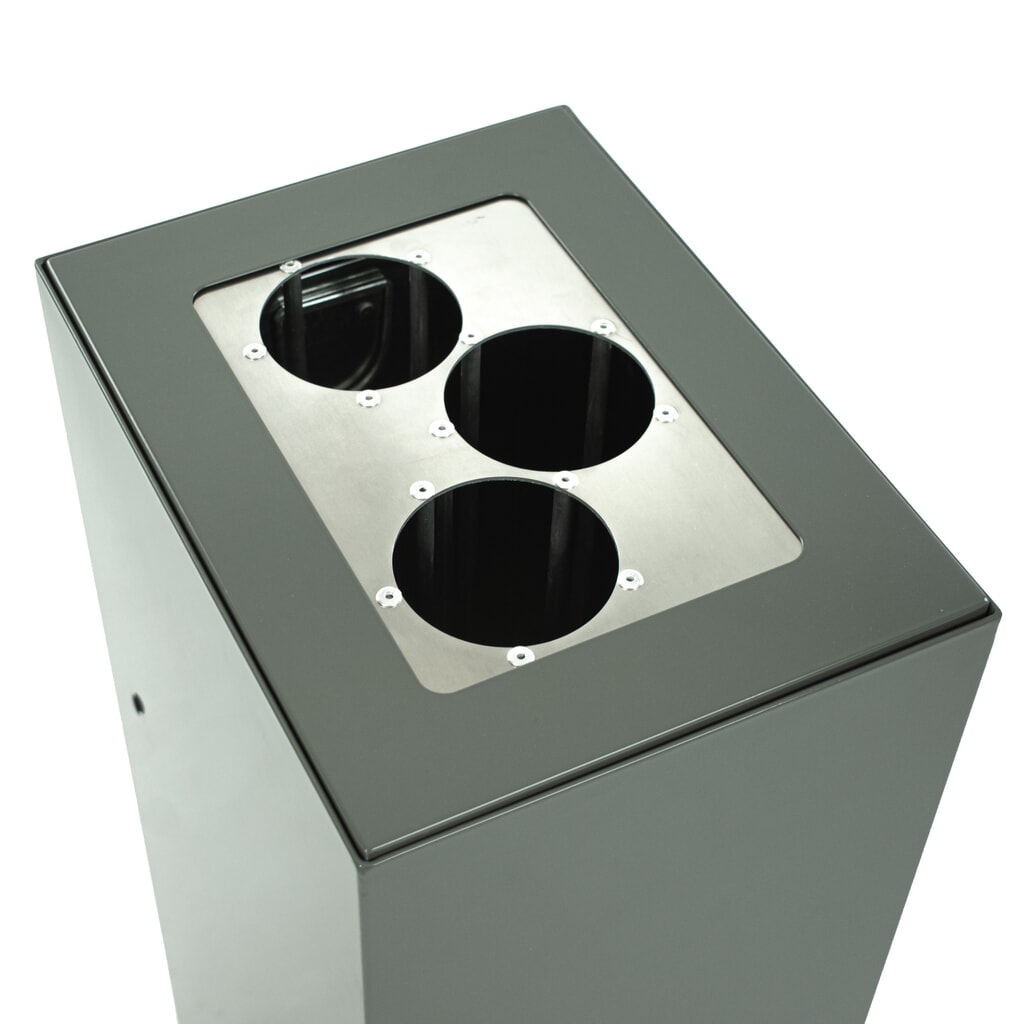 Productafbeelding nr. 6: Modulair afvalscheidingssysteem, 60 liter, donkergrijs